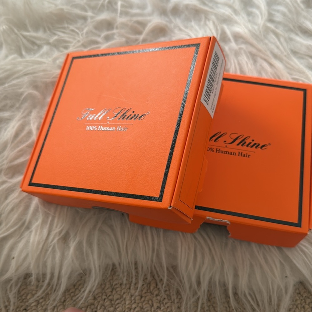 Nib new full shine remy Human Hair tape ins (2 boxes of 20)  blonde rooted